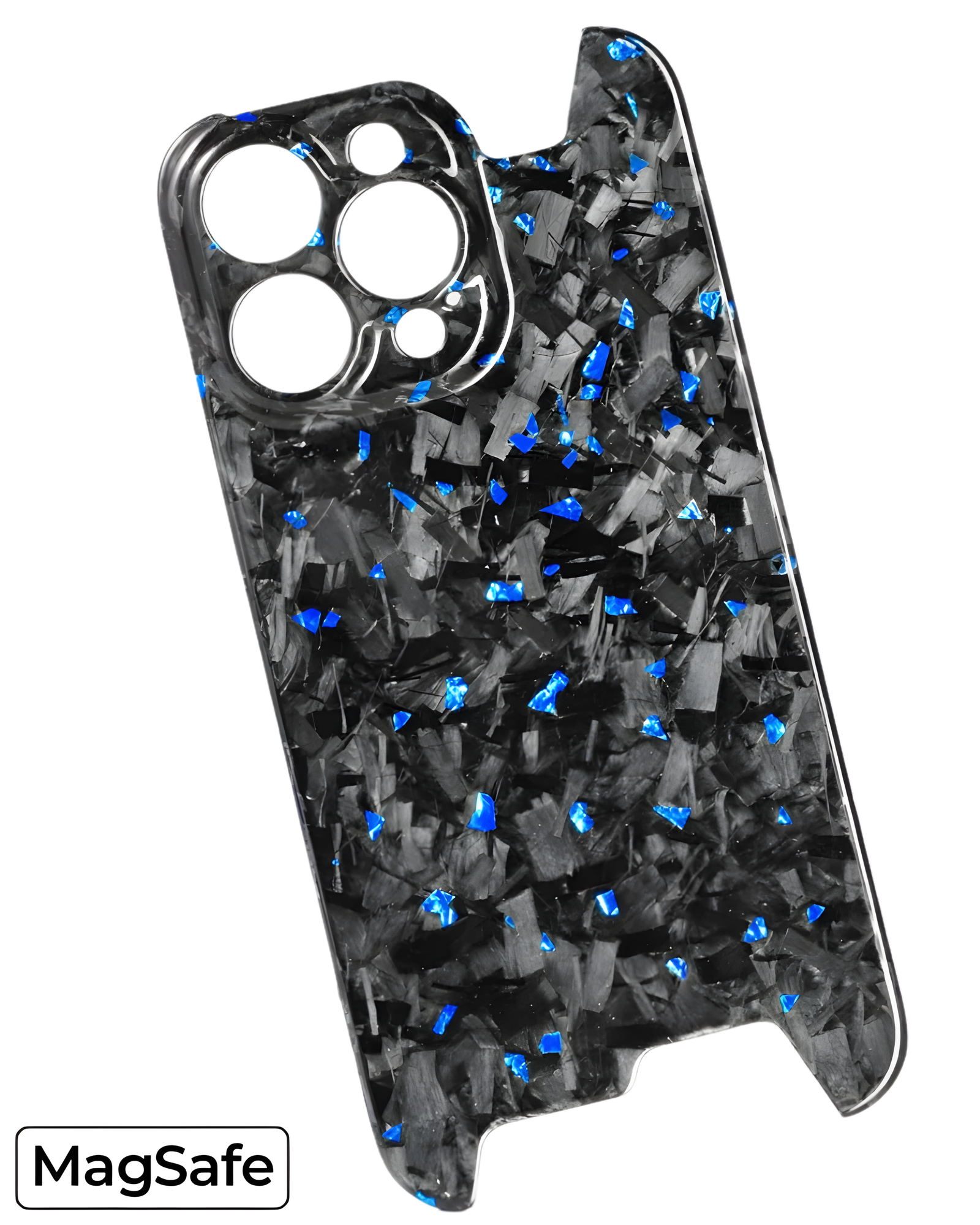 Full Carbon Fiber Case iPhone Blue