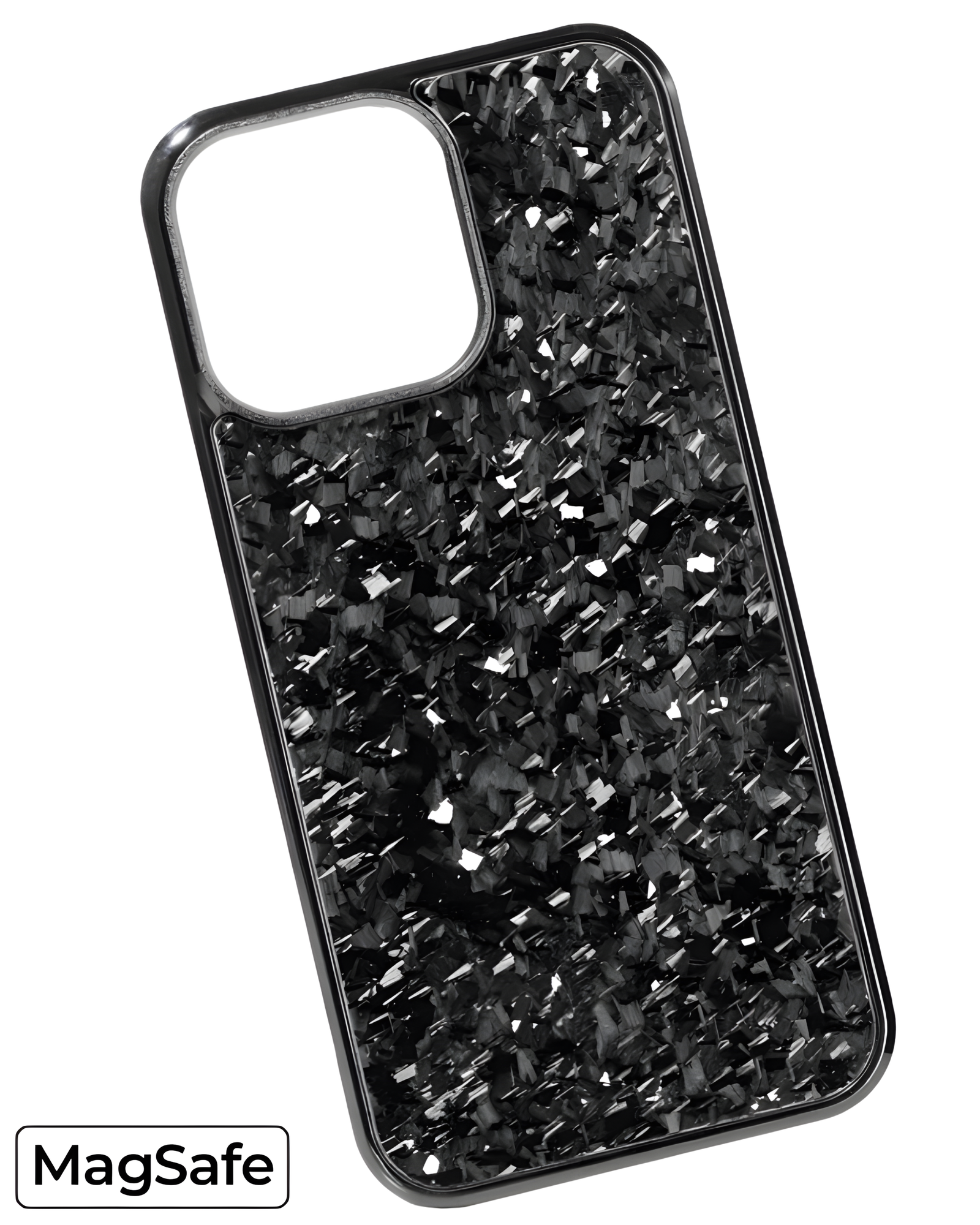 Forged Carbon Fiber Case iPhone Silver